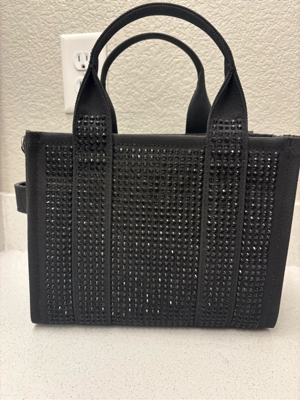 Marc Jacobs Black Rhinestone Tote - Picture 2 of 7